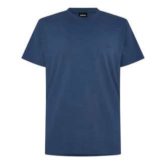 HUGO BOSS Heren Hbw Logo Crew Hals T-shirt (Medium Blauw)