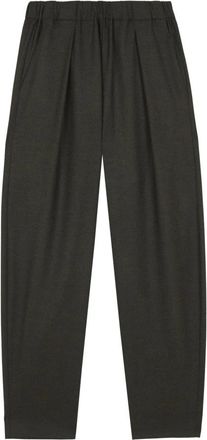 Cortana Broeken, Dames, Groen, 2Xs, Wol, Tapered Broeken