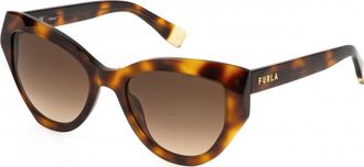 Furla Womens SFU886 54 0752 Sunglasses - Brown - One Size