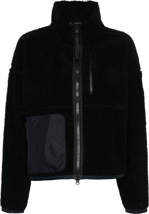 Canada Goose Simcoe fleece zip-up jacket - women - Polyester/Wool/Polyamide/other fibers/Lyocell - L - Black