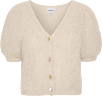 Americandreams Harper Cardigan - Dames - Vesten - Beige - M - Wol - Truien & Vesten