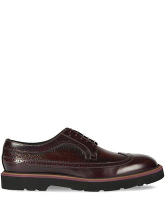 Paul Smith Derby stringate in pelle - Rosso