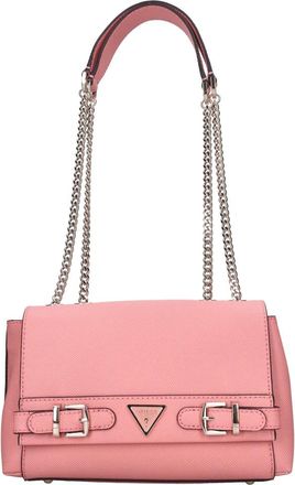 Guess Levante Schoudertas - Dames - Schoudertassen - Roze - ONE Size - Leer - Tassen