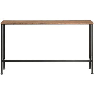 SoBuy Tavolo da Consolle Vintage Tavolo da Ingresso Tavolo per Divano salvaspazio L120P20A65 cm Marrone FSB19-N - Sobuy