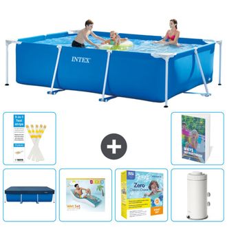 Intex Piscina Con Estructura Rectangular - 300x200x75 Cm - 7-piezas S135
