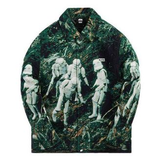 Kith x STAR WARS Endor Coaches Jacket Stadium KHM010062-302