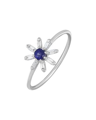 Bony Levy 18K 0.92 ct. tw. Diamond & Sapphire Ring