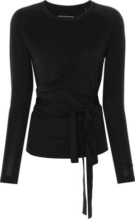 Yohji Yamamoto Mujer, Camisetas, Negro, Talla: S