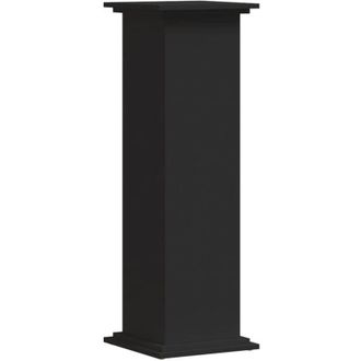 vidaXL Plant Stand Black 33x33x100 cm Engineered Wood vidaXL