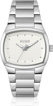HUGO BOSS Telly stainless-steel watch with retro-inspired case