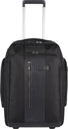 Piquadro Cabin laptop trolley backpack 15-6 - unisex - Handbagage koffer - Zwart - ONE Size - Koffers