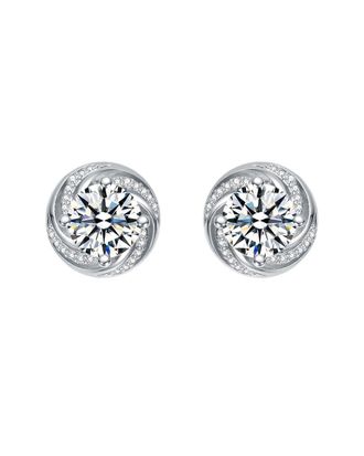 Rachel Glauber Diamond Cz Earrings