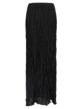 P.A.R.O.S.H. Black Silk Mini Womens Skirt