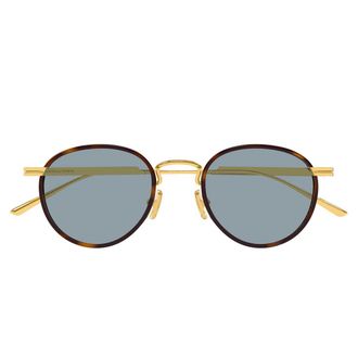 Bottega Veneta Sunglasses Bv1389 S 002 Gold/Blue Men