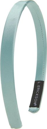 L. Erickson Lorelai Satin Headband in Sea Foam at Nordstrom