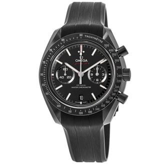 Omega Speedmaster Dark Side of the Moon Chronograph Black Dial Rubber Strap Mens Watch 310.92.44.51.01.004