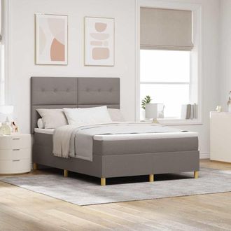 vidaXL Vidaxl Letto A Molle Con Testiera Talpa 160 X 200 Cm Tessuto