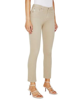 AG - Adriano Goldschmied Mari Hi Rise Straight Jean In Dry Dust