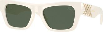 Burberry BE4490U 421871 Womens Sunglasses White Size 53