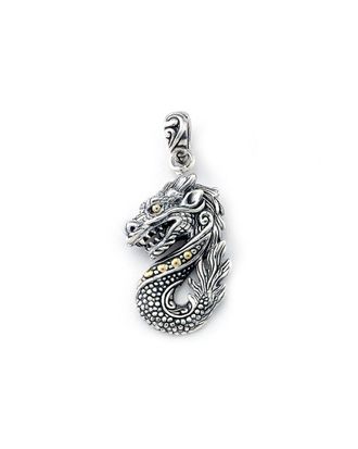 Samuel B. 18K & Silver Dragon Pendant