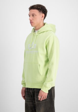 Alpha Industries Hoodie ALPHA INDUSTRIES Basic Hoodie BL, Herren, Gr. S, gr&uuml;n (arctic lime), Obermaterial: 80% Baumwolle, 20% Polyester, regular fit, Sweatshirts Hoodi