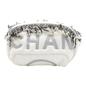 Chanel Pre-owned Belt Bags, female, Gray, Size: ONE SIZE Pre-owned Pouch Sling Bag