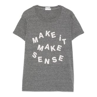 Mother T-Shirts, female, Gray, Size: XS MKI Tee