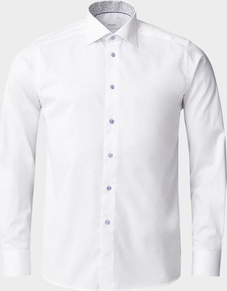 Eton Mens Signature Twill Slim-Fit Dress Shirt