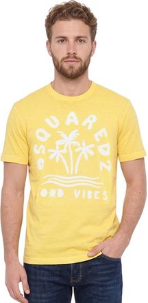 Dsquared2 Yellow Crew Neck T-Shirt