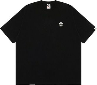 Aape By A Bathing Ape T-shirt in cotone con logo - Nero