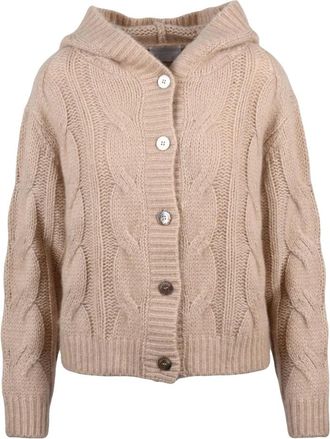 Hemisphere Dames, Truien, Beige, Maat: XS Katoen
