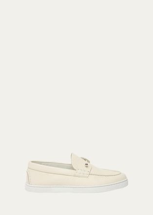 Christian Louboutin Chambeliboat Donna Leather Boat Shoes