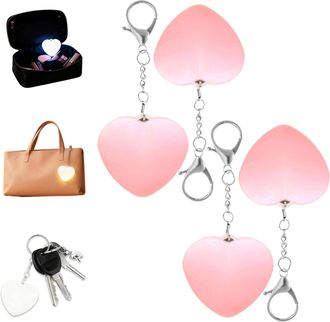 Generic Love Wallet Tote Bag Touch Sensing Light, Tote Bag Touch Light for Women, 4PC Rechargeable LED Automatic Glow Lights, Purse Lights for Inside Purse Cu