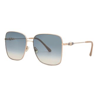 Jimmy Choo London HESTER/S 0BKU I4 Gold Nude/Blue Gradient
