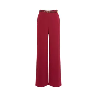 Max Mara Dames, Broeken, Rood, Maat: 2XS