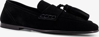 Dolce & Gabbana Mens Ariosto Suede Loafers Black Pelle
