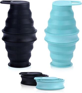 OEM Botella De Agua Plegable De 500 Ml - Botella De Viaje De Silicona Para Camping Y Deportes