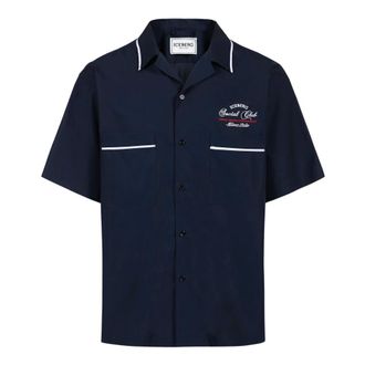 Iceberg Heren, Overhemden, Blauw, Maat: 2XL Katoen