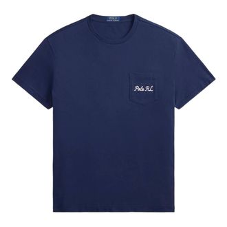 Polo Ralph Lauren T-Shirts, male, Blue, Size: 2XL T-Shirt