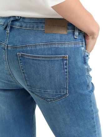 Tom Tailor Skinny-fit-Jeans TOM TAILOR, Damen, Gr. 26, L&auml;nge 32, blau (used mid stone), Denim/Jeans, Obermaterial: 72% Baumwolle, 26% Polyester, 2% Elasthan. Fut