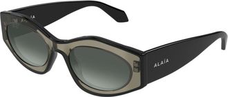 Alaia AA0093S 004 Womens Sunglasses Brown Size 55