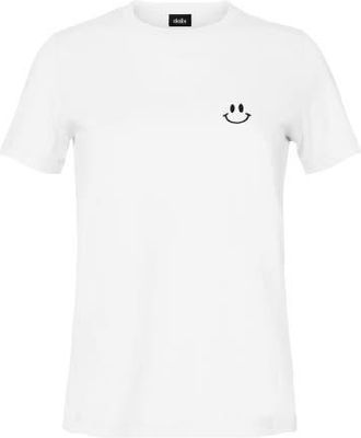 Dalix Smile Face Tee in White at Nordstrom, Size X-Large