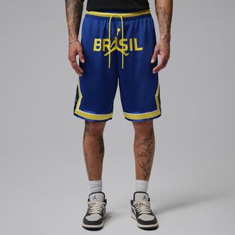Nike Jordan Mens Jordan Mesh Diamond Shorts in Blue | IF3912-417