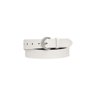 Calvin Klein Jeans Leren riem met gesp sluiting - Dames - Riemen - Wit - ONE Size - Leer - Accessoires