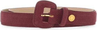Gianni Chiarini Suede Belt 3 cm - female - Gianni Chiarini - Belts - Red - 75 CM - Accessories
