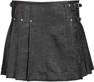 Durazzi Milano Tweed Kilt Skirt