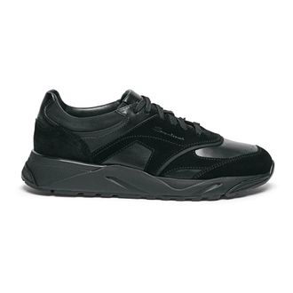Santoni Innova Sneaker - Shoes - Hombre - Negro - 43 1/2 EU