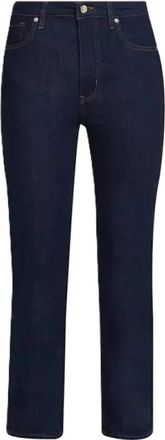 Frame Denim Klassieke Indigo Blauwe Potlood Jeans - Dames - Slim Fit Jeans - Blauw - W31 - Katoen - Jeans