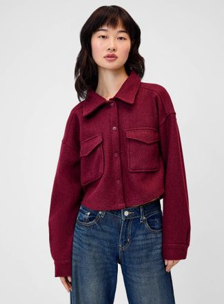 Twik Womens Flap pockets felted jacket