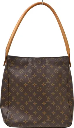 Louis Vuitton Looping Monogram Canvas Brown Canvas Handbag (Pre-Owned)